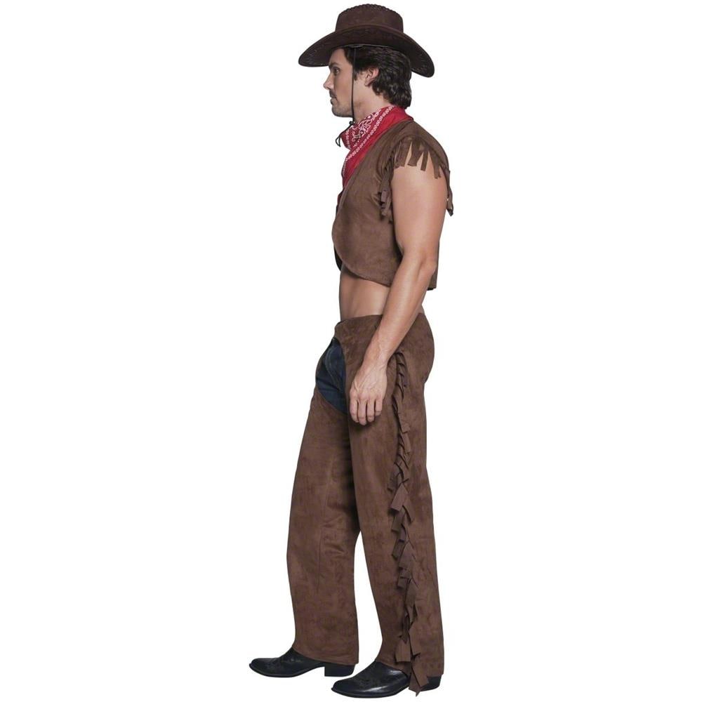 Costume Sexy Da Cowboy Per Adulto - Taglia: M - Foto 3