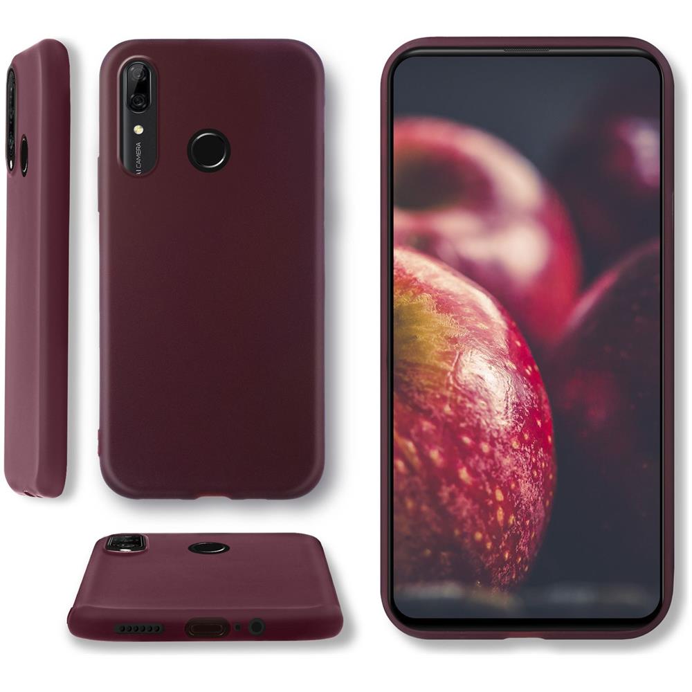 Minimalist Series, Cover In Silicone Per Huawei P Smart Z E Honor 9x, Vino Rosso - Finitura Opaca, Custodia Sottile E Morbida In Tpu - Foto 5