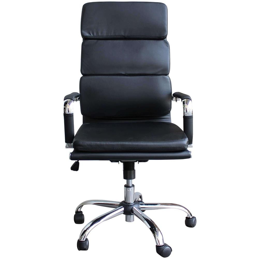 Poltrona Da Ufficio Ergonomica Con Poggiatesta E Supporto Lombare Sedia Da Lavoro Girevole Regolabile - Foto 4