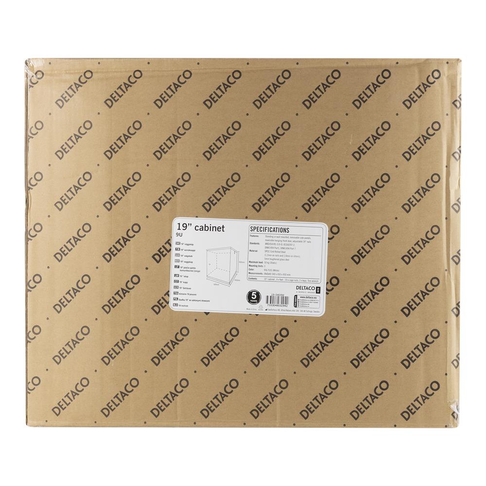 Armadio 19"", 9u, 540x450mm, Verticale O A Parete, Anta In Vetro, - Foto 12