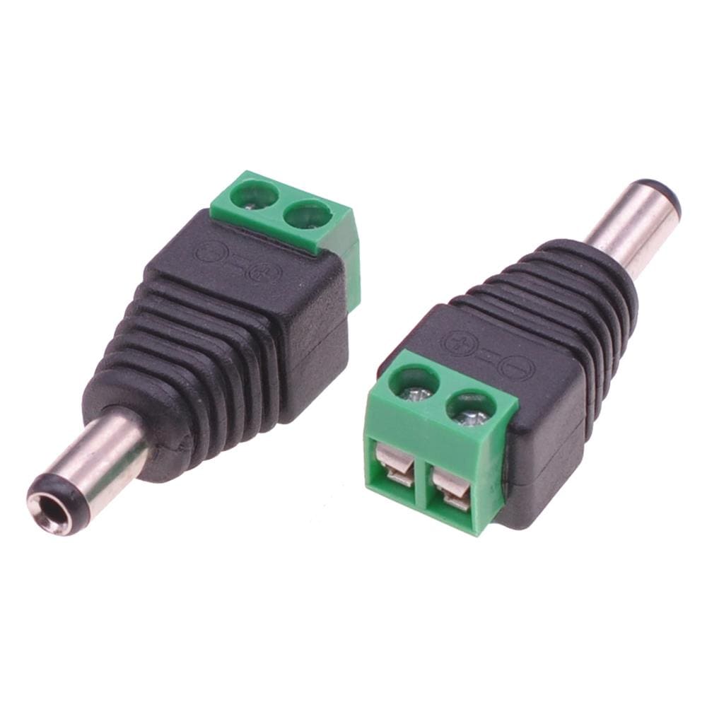 Adattatore Alimentazione Dc 2.5x5.5mm Maschio Terminal Block 2 Pin - Foto 1