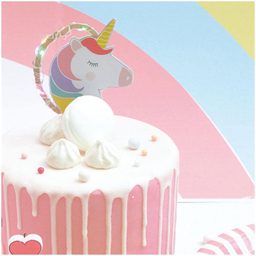 Topper Per Torta Led Unicorno - Foto 2