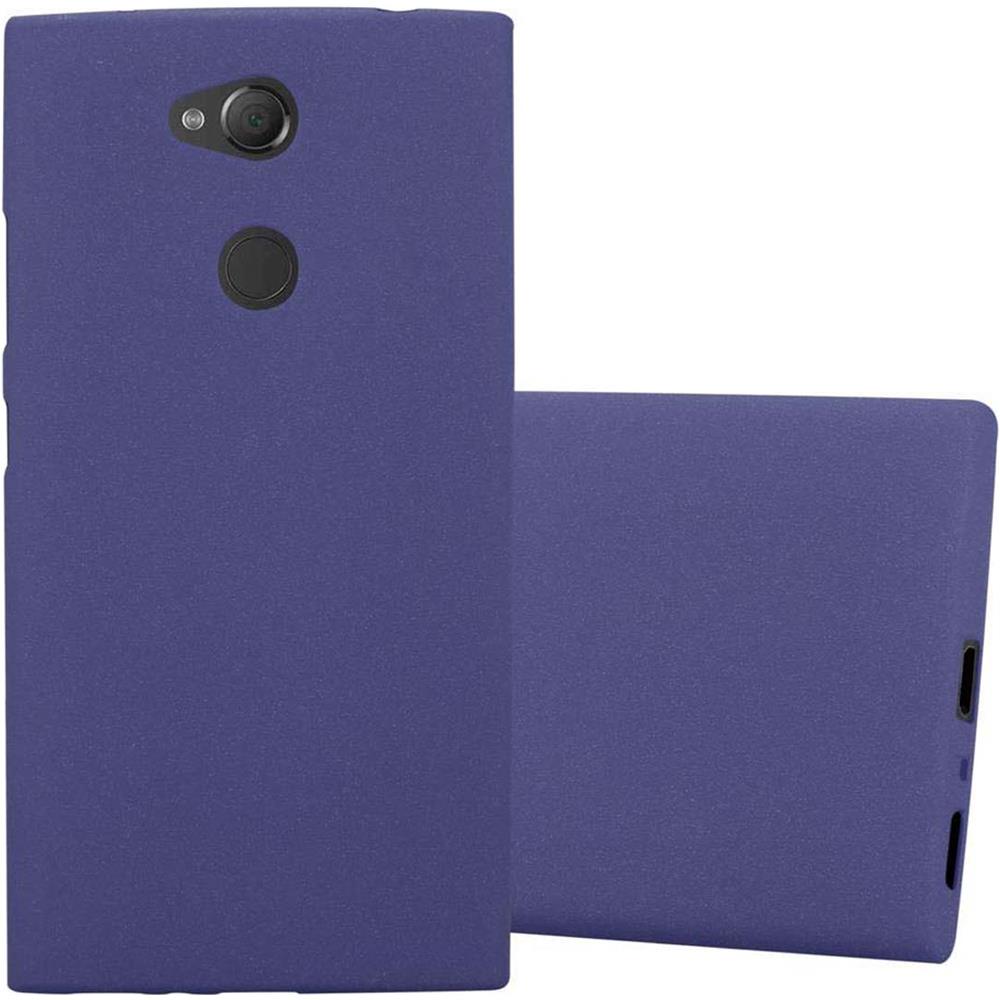 Custodia Compatibile Con Sony Xperia L2 In Frost Blu Scuro - Coperchio Protettivo In Silicone Tpu Flessibile - Foto 1