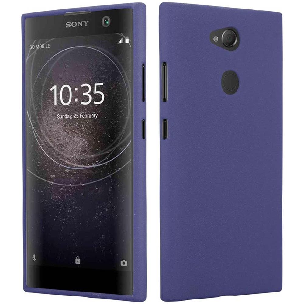 Custodia Compatibile Con Sony Xperia L2 In Frost Blu Scuro - Coperchio Protettivo In Silicone Tpu Flessibile - Foto 8