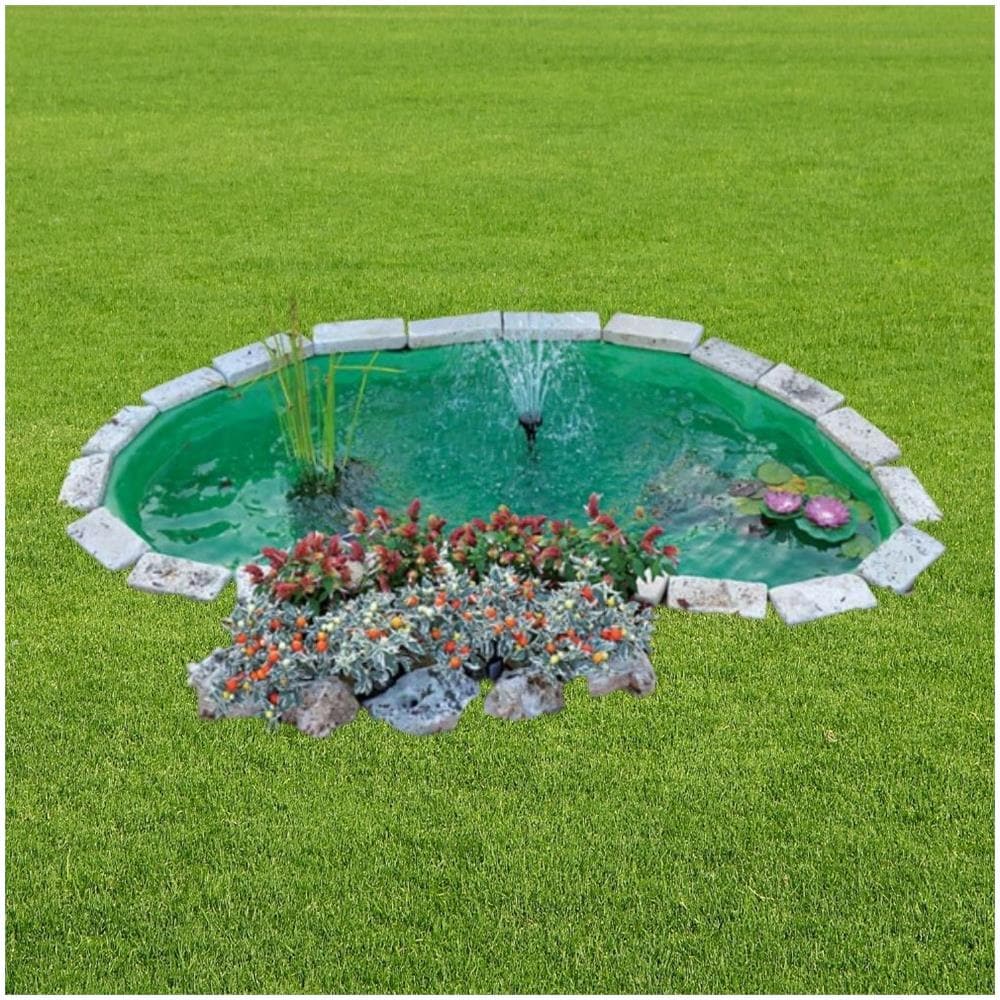Laghetto Da Giardino Verde Litri 270 Dimensioni 185x115xh36 Cm - Foto 1