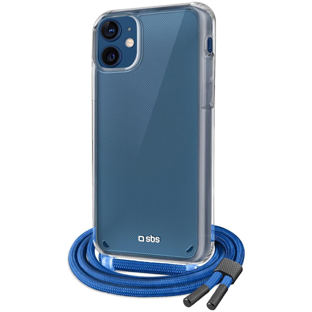 Cover Trasparente Con Laccio Da Collo Colorato Per Iphone 12/12 Pro - Foto 1