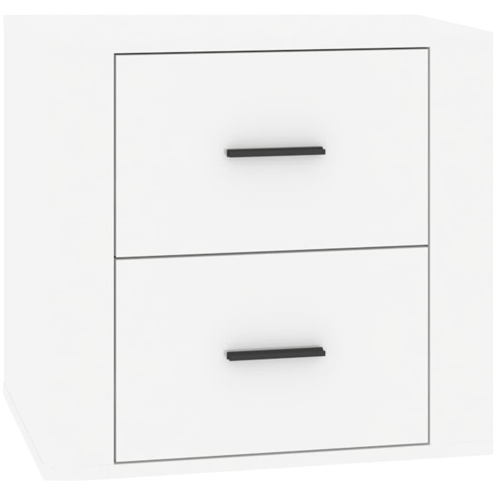 Comodino Bianco Lucido 50x39x47 Cm - Foto 2