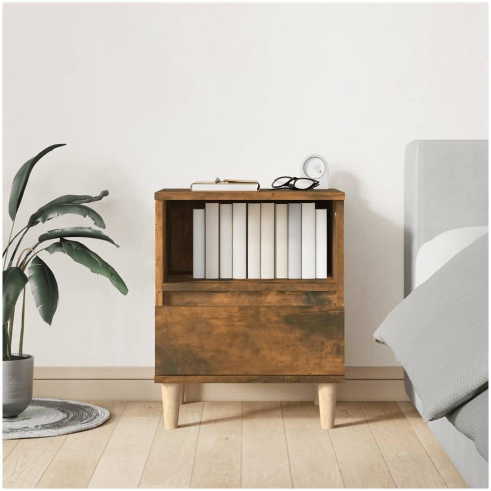 Comodini 2pz Rovere Fumo 40x35x50 Cm - Foto 2