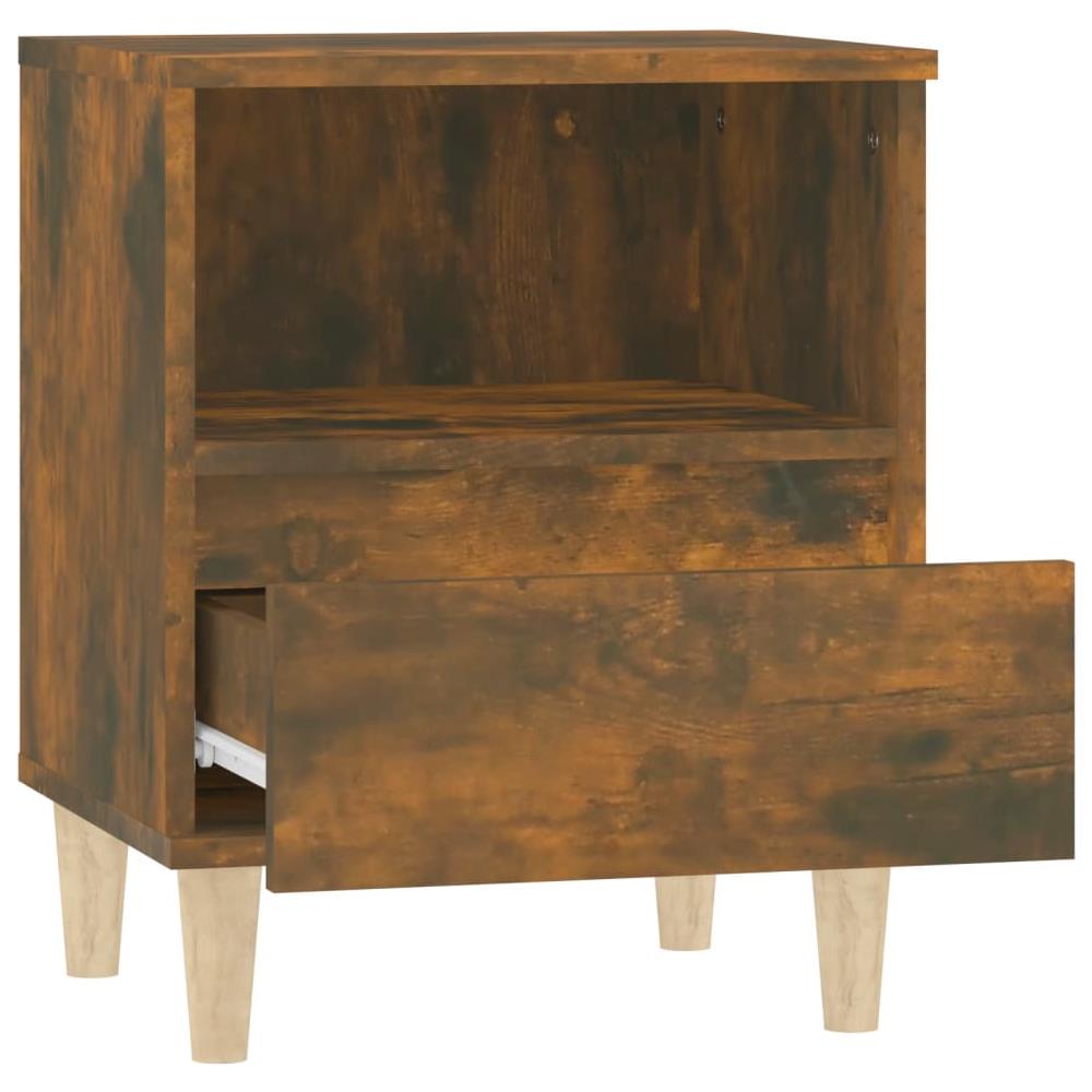 Comodini 2pz Rovere Fumo 40x35x50 Cm - Foto 7
