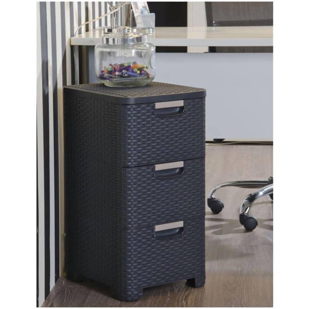 Cassettiera Style 3x14 L Antracite - Foto 2