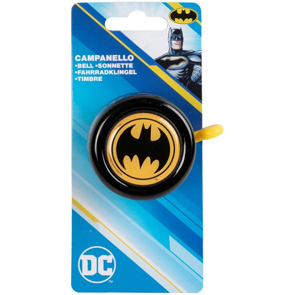 Campanello Bici Metallo Bambino Batman Nero Giallo Supereroe Uomo Pipistrello Dc Comics Ciclo - Foto 3