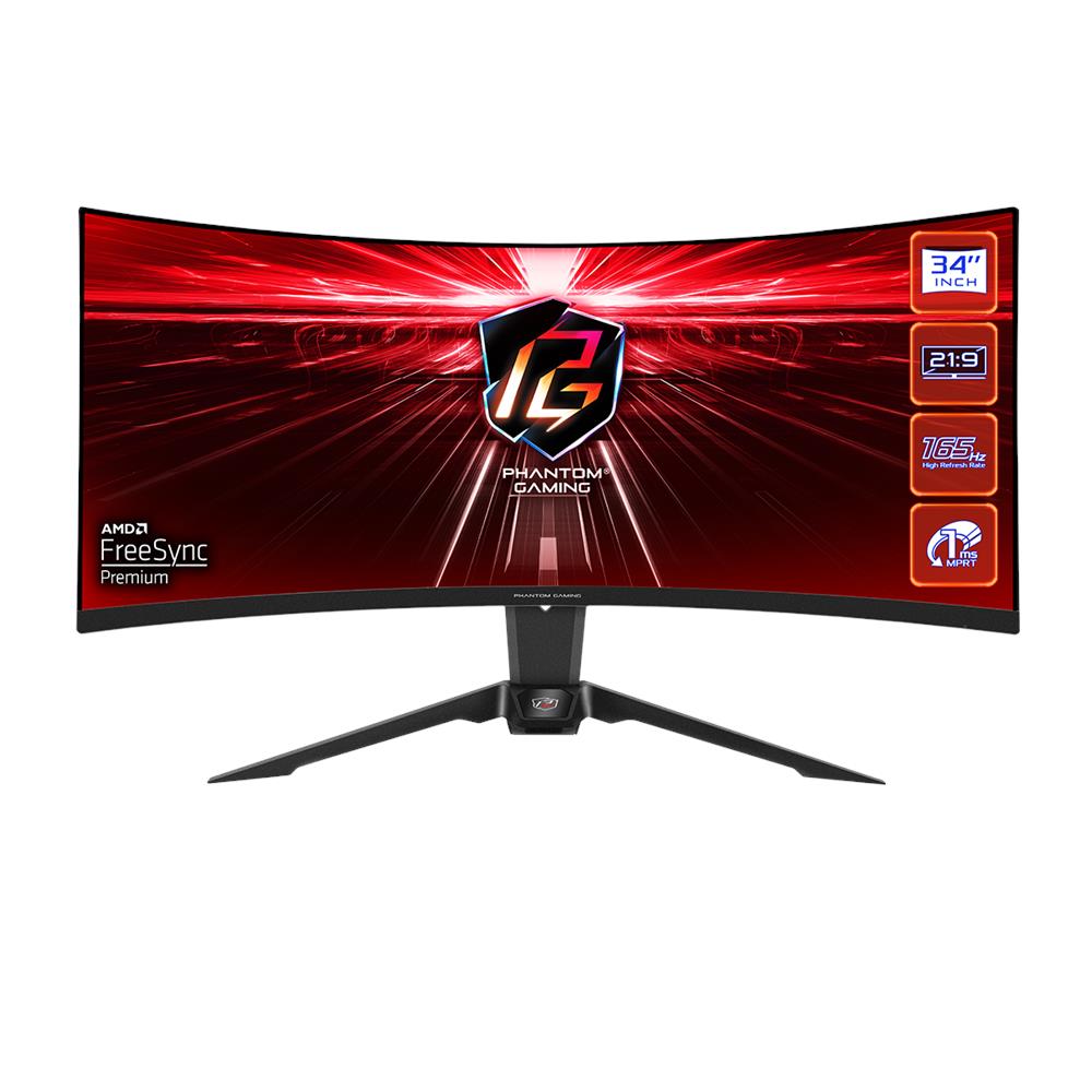 PG34WQ15R2B Monitor PC 86,4 cm (34") 3440 x 1440 Pixel UltraWide Quad HD Nero - Foto 1