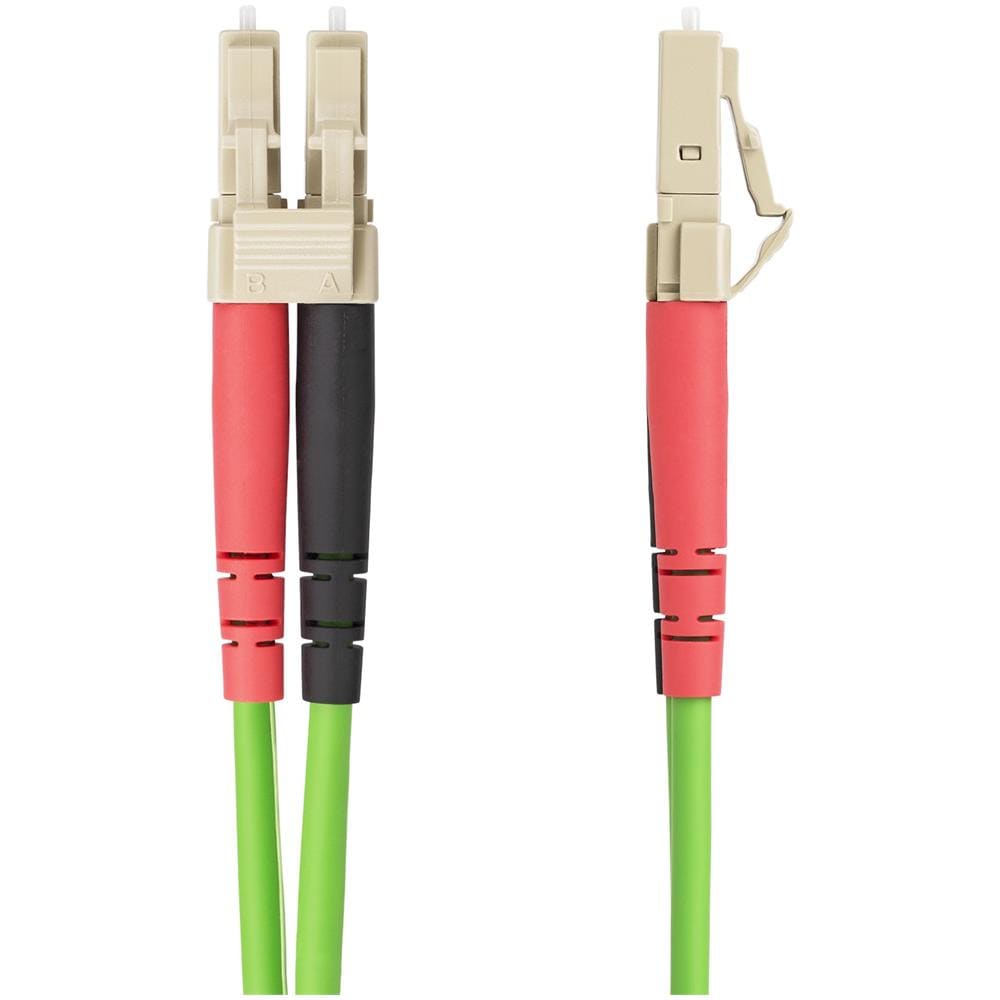 Cavo in Fibra Ottica Multimodale da LC a LC (UPC) OM5 da 1m, Cavo Patch Duplex LOMMF 50/125µm, VCSEL, 40G / 100G, Insensibile alla piegatura, Bassa perdita di inserzione, Bretella ottica in fibra LSZH - Foto 2