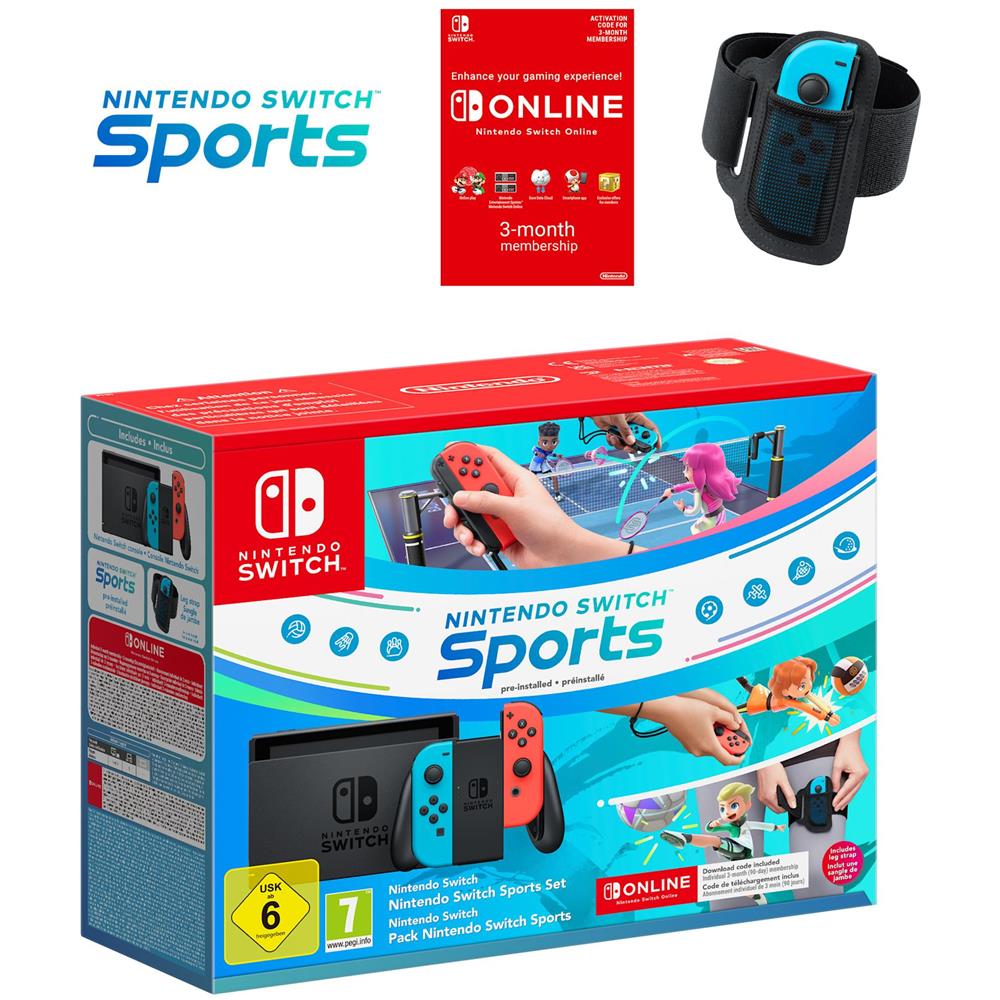 Switch Sports Set console da gioco portatile 15,8 cm (6.2") 32 GB Touch screen Wi-Fi Blu, Grigio, Rosso - Foto 2