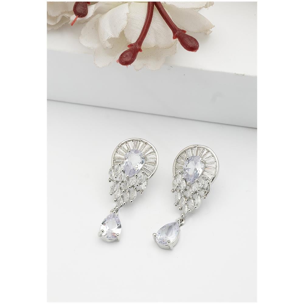 Orecchini a Goccia Lacrima Scintillanti - Foto 1