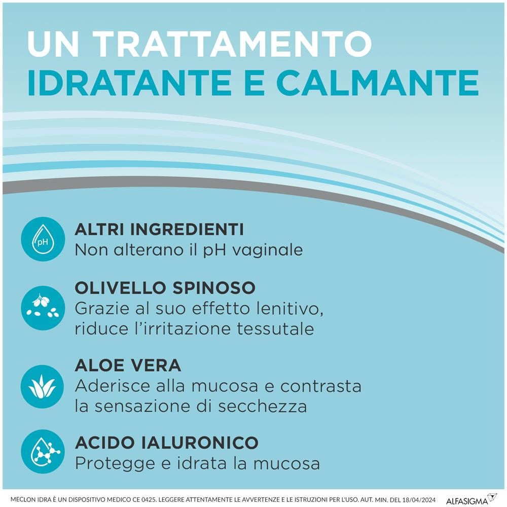 Meclon Idra Emulgel Idratante Vaginale 7 Monodose X 5 ml - Foto 2