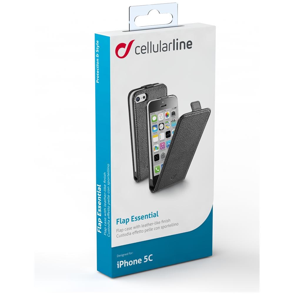 Custodia Flap Essential per iPhone 5C - Nero - Foto 5