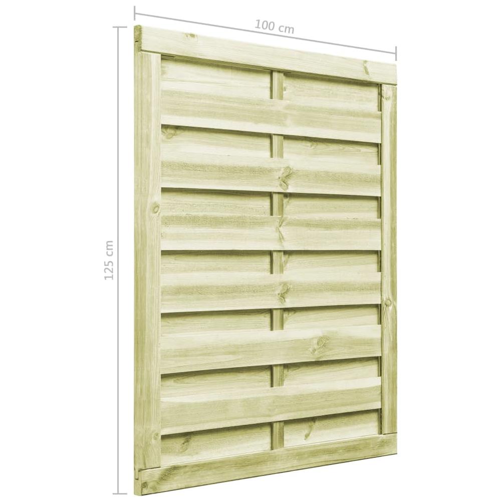 Cancello da Giardino Legno di Pino Impregnato 100x125 cm Verde - Foto 6