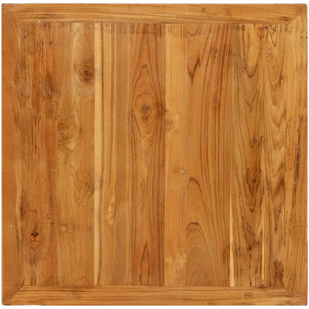 Tavolo Da Bar In Teak Massello Rigenerato 60x60x107 Cm - Foto 2