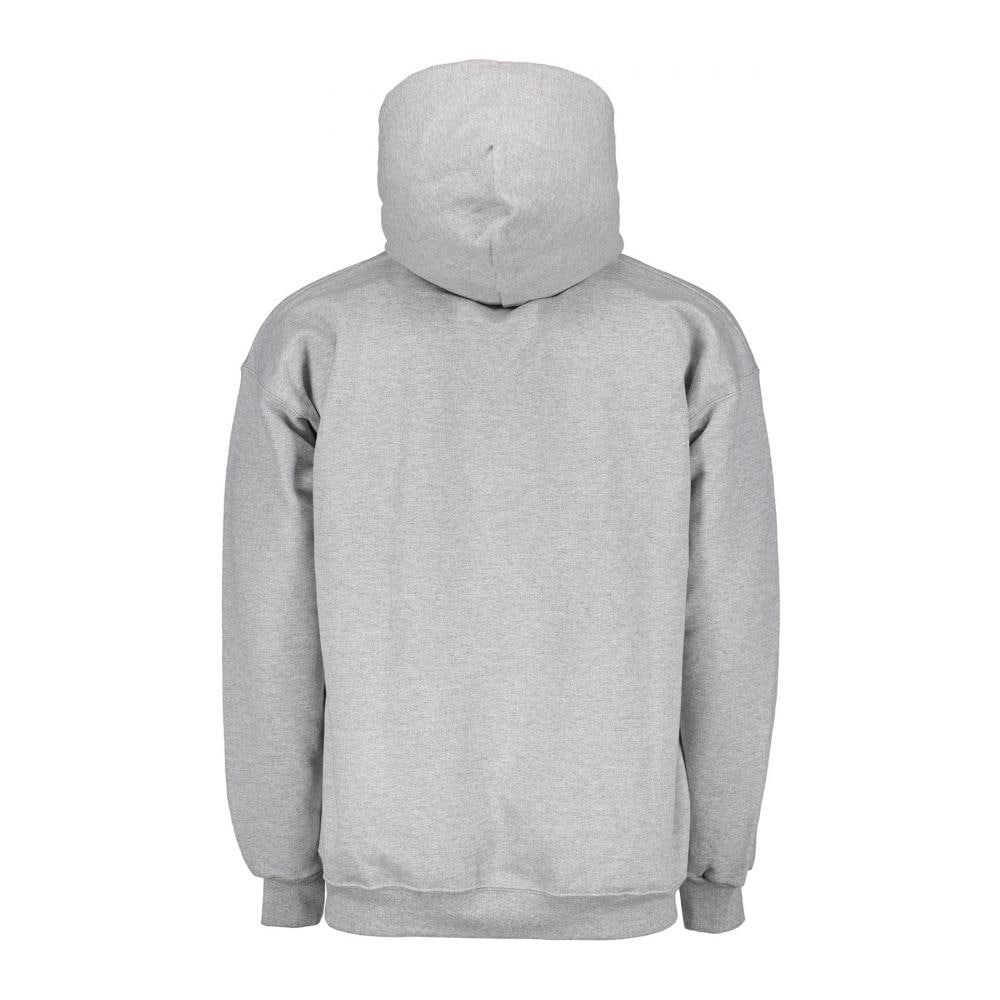 Felpa Con Cappuccio Flame Logo Grigio (l, Grigio) - Foto 2