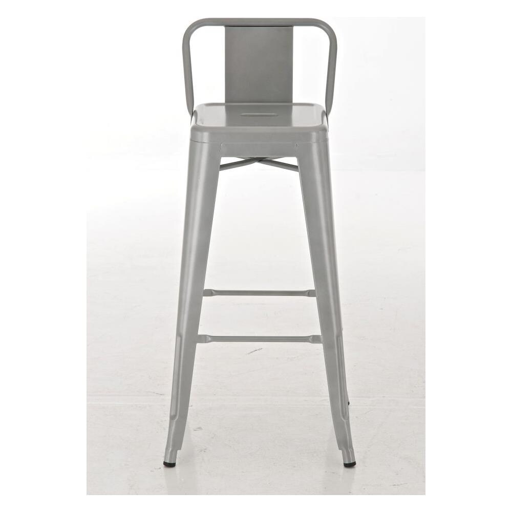 Sgabello Mason Argento - Foto 1