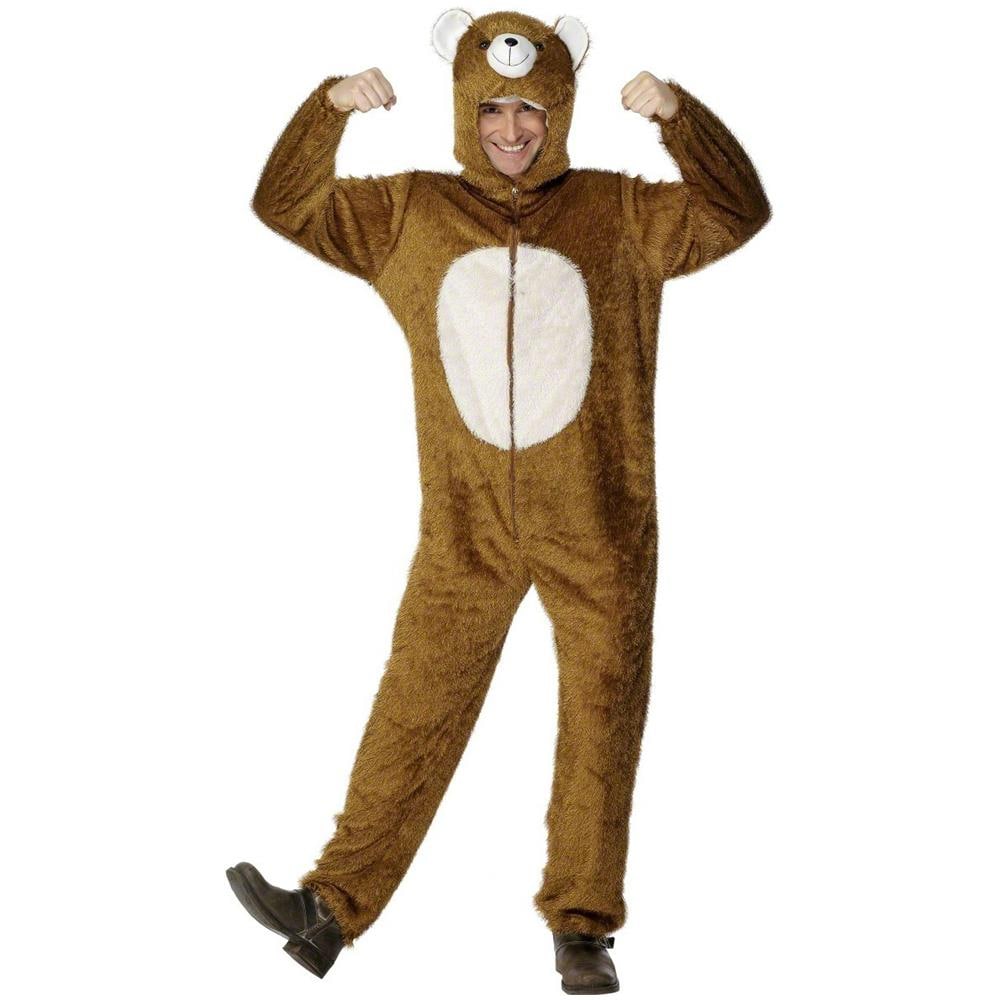 Costume Da Orso Per Adulti - Taglia: L - Foto 1
