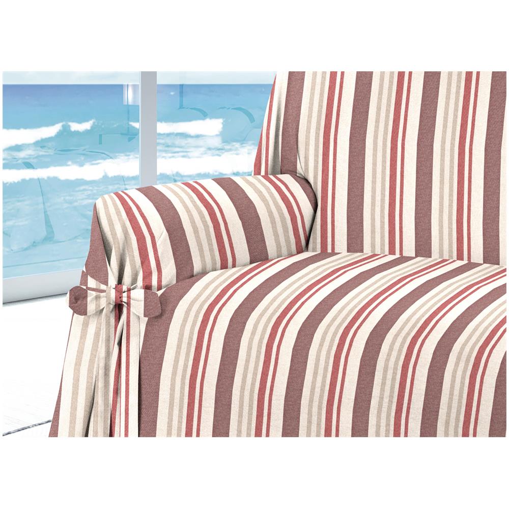 Copridivano Fodera Telo Protezione Divano Con Laccetti Fiocco Riviera Bordeaux 3 Posti Bordeaux - Foto 2