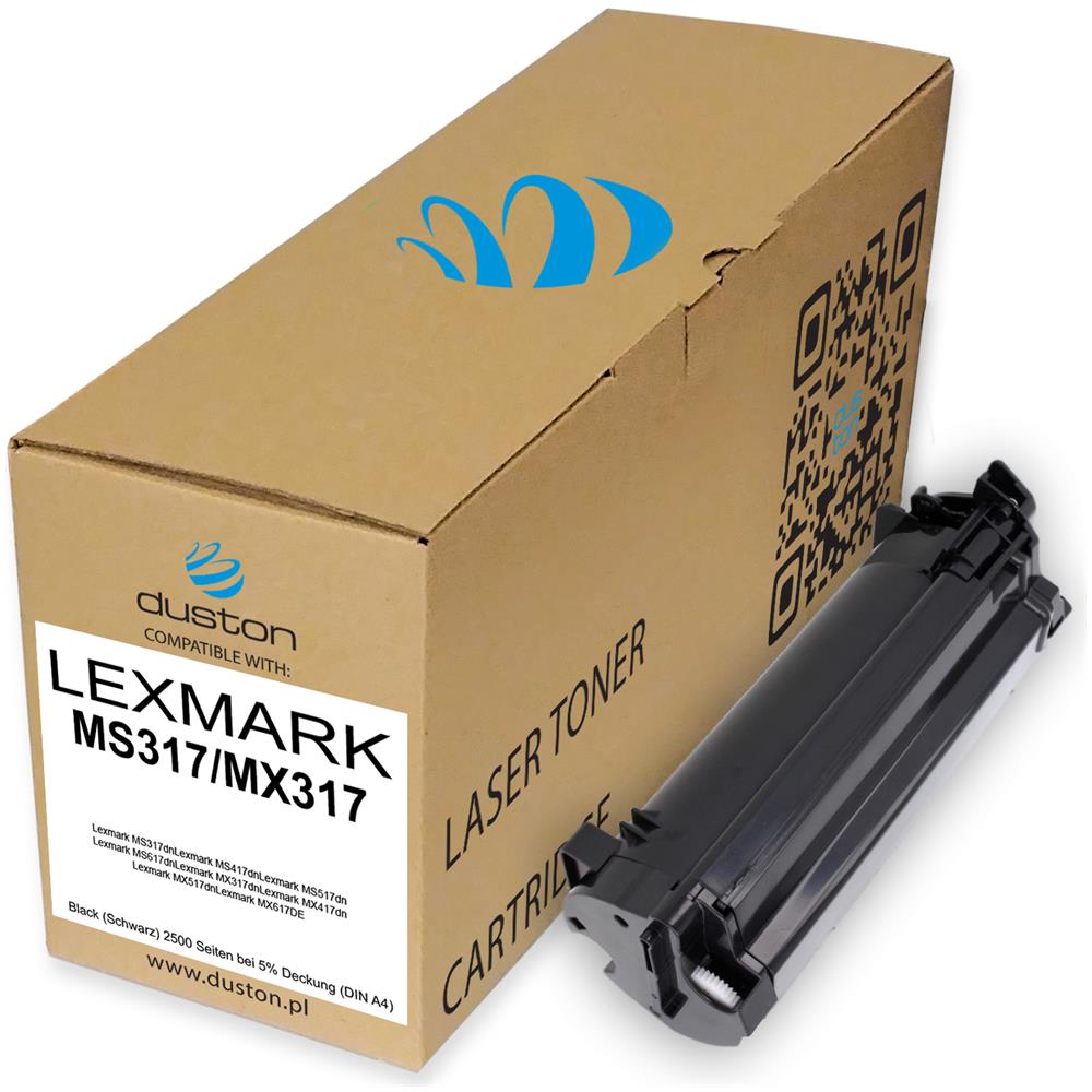 TONER COMPATIBILE - 51b2000 Negro Compatible Con Lexmark Ms317dn Ms417dn Ms517dn Ms617dn Mx317dn Mx417dn Mx517dn Mx617de - Foto 2