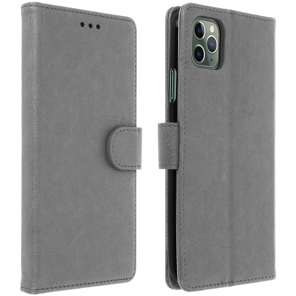 Custodia Apple Iphone 11 Pro Portadocumenti Funzione Supporto Grigio - Foto 1