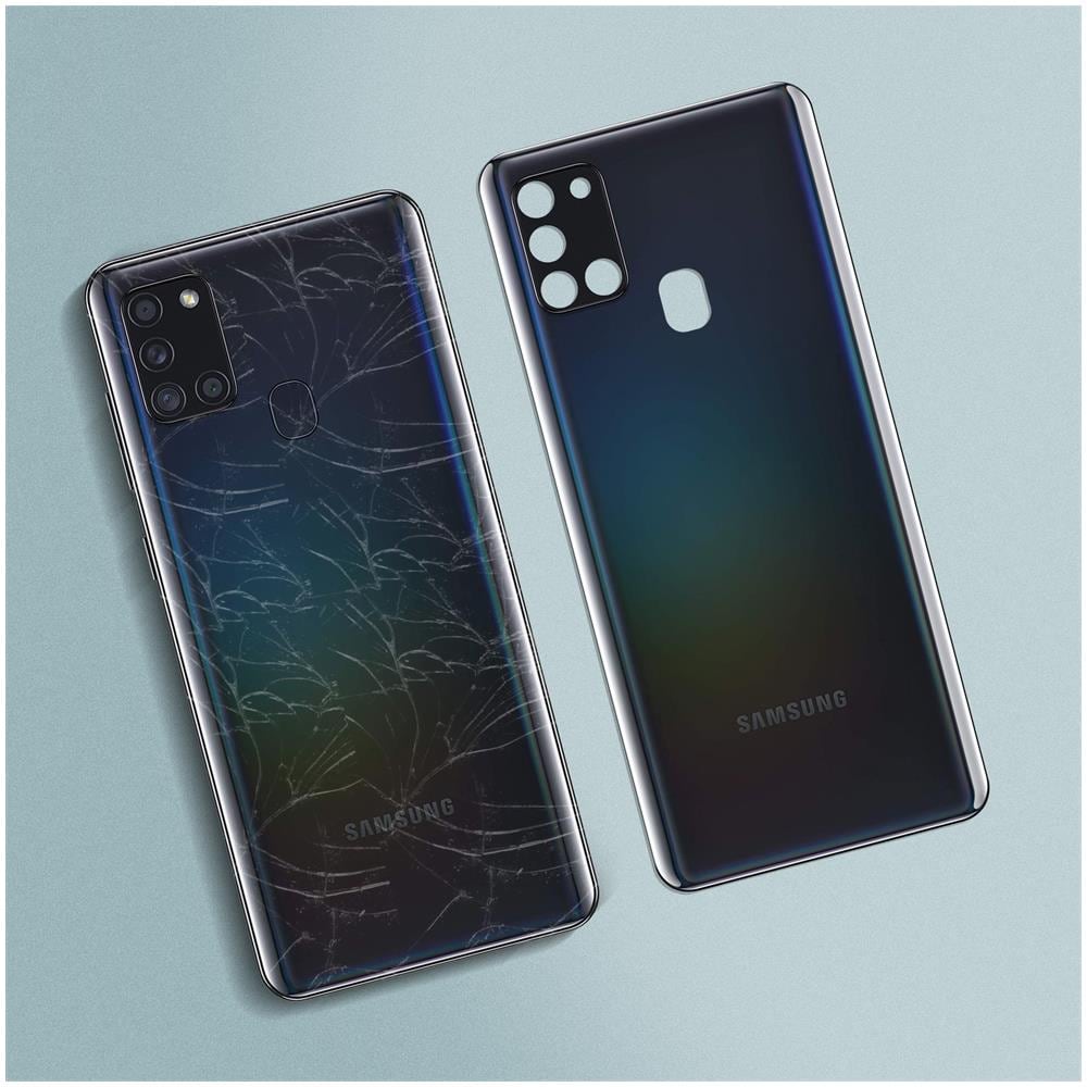 Copri Batteria Samsung Galaxy A21s Facciata Posteriore Originale Nero - Foto 2