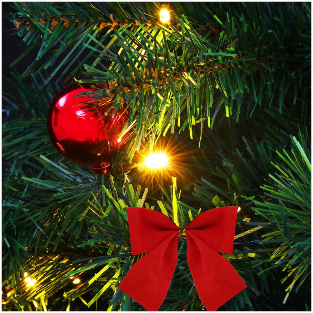 Albero di Natale Preilluminato con Palline Verde 64 cm - Foto 3