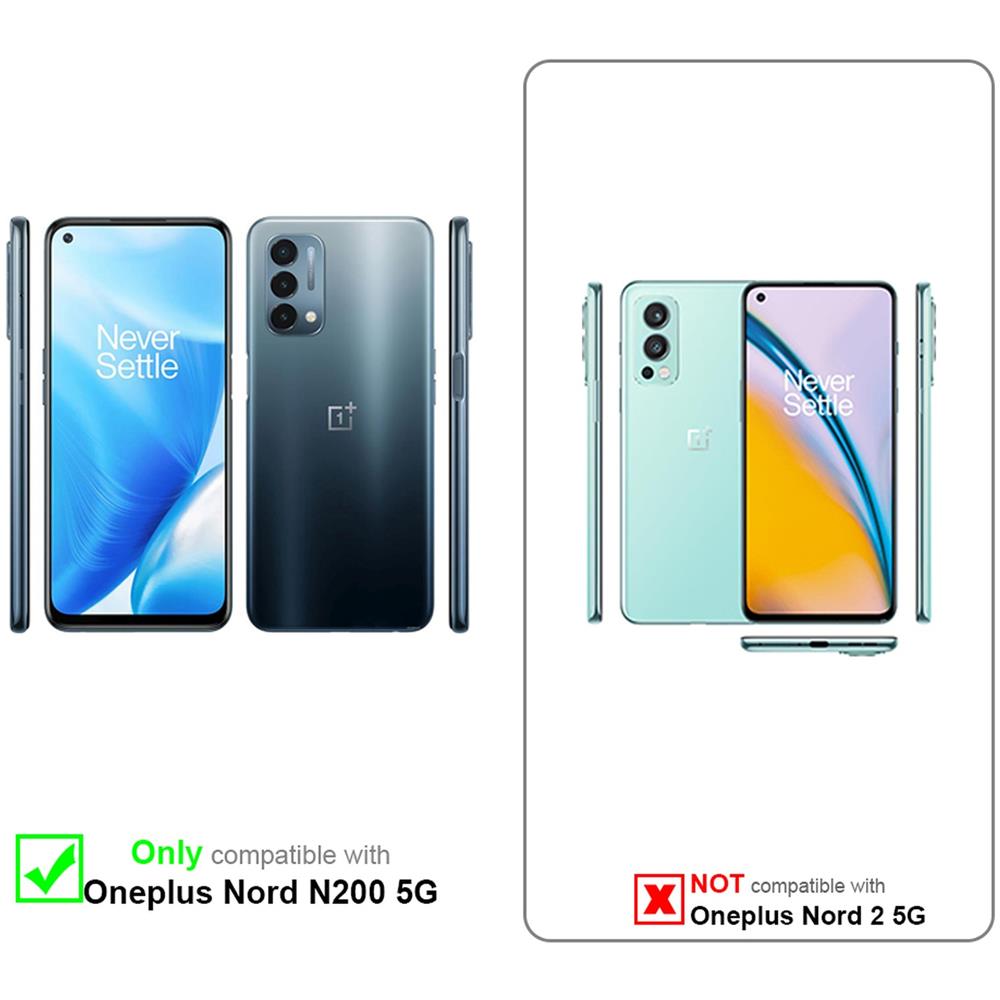 Cadorabo Custodia Compatibile Con Oneplus Nord N200 5g In Rosa Fiore - Coperchio Protettivo In Design Floreale Con Chiusura Magnetica, Funzione Stand E Slot Per Carte - Foto 2