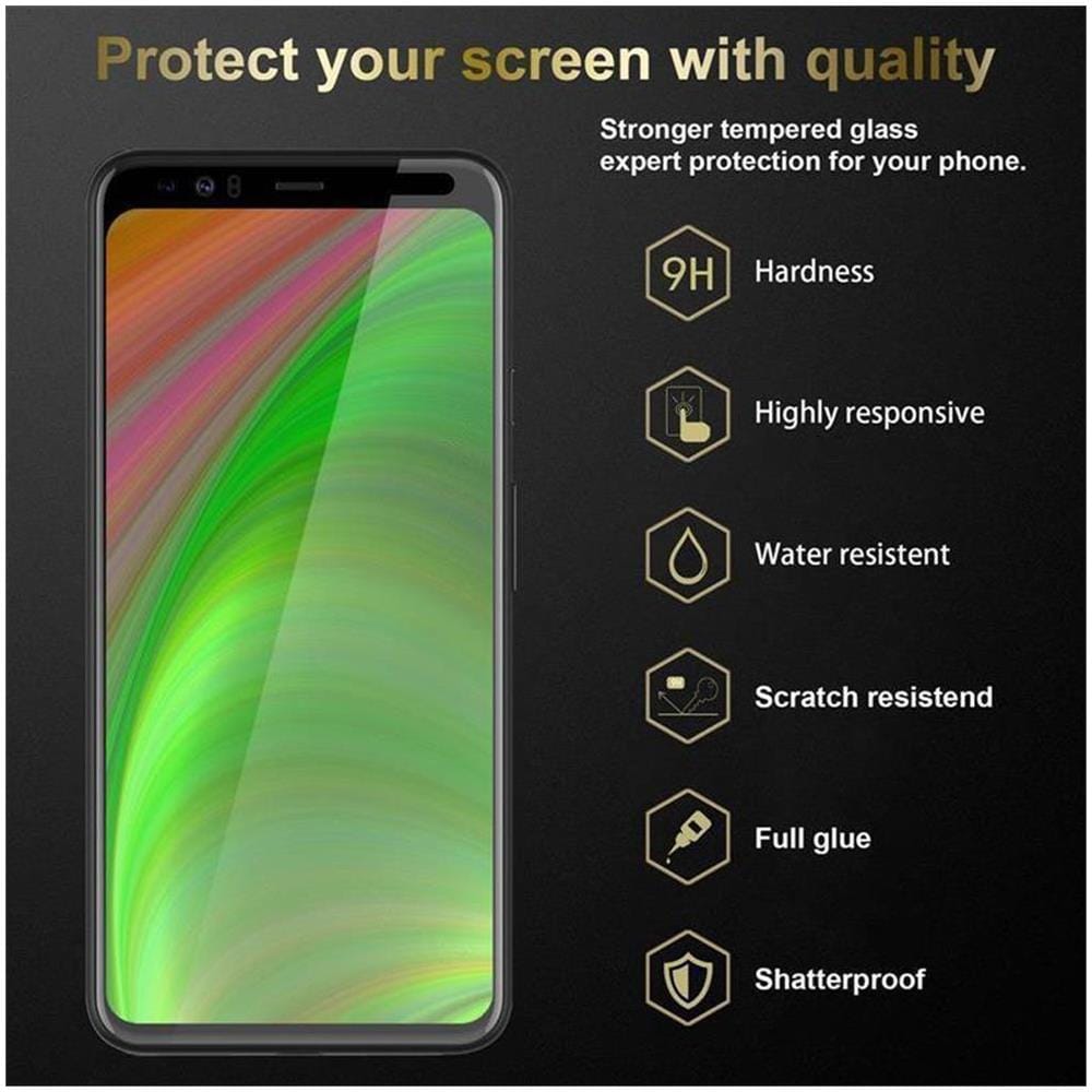 Pellicola Armatura A Schermo Intero Compatibile Con Google Pixel 4 Xl In Trasparente Con Nero - Vetro Temperato (tempered) Di Protezione Del Display In Durezza 9h Con 3d Touch - Foto 2
