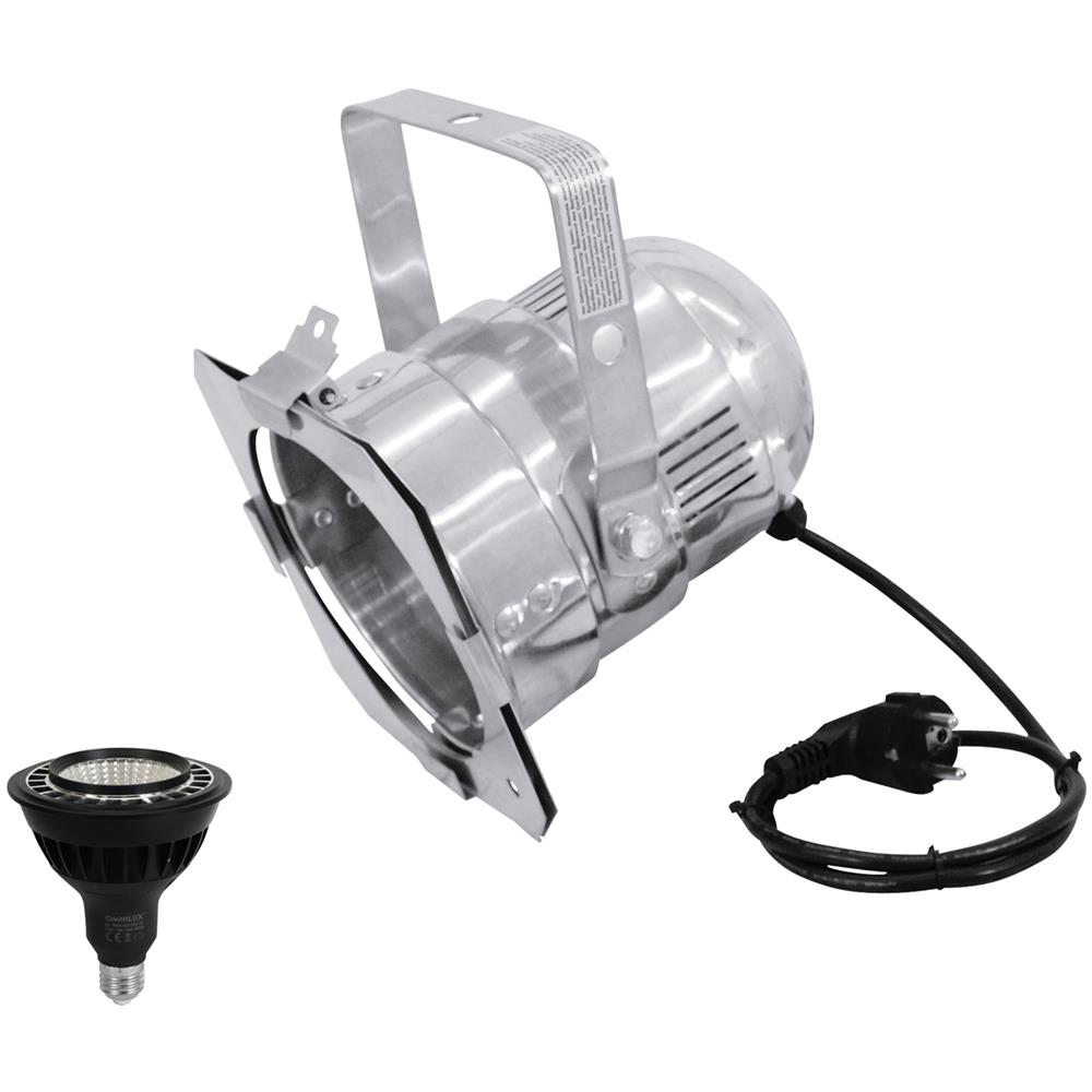 Set Par-38 Spot Sil + Par-38 230v Cob 18w E-27 Led 1800-3000k Dim2warm - Foto 1