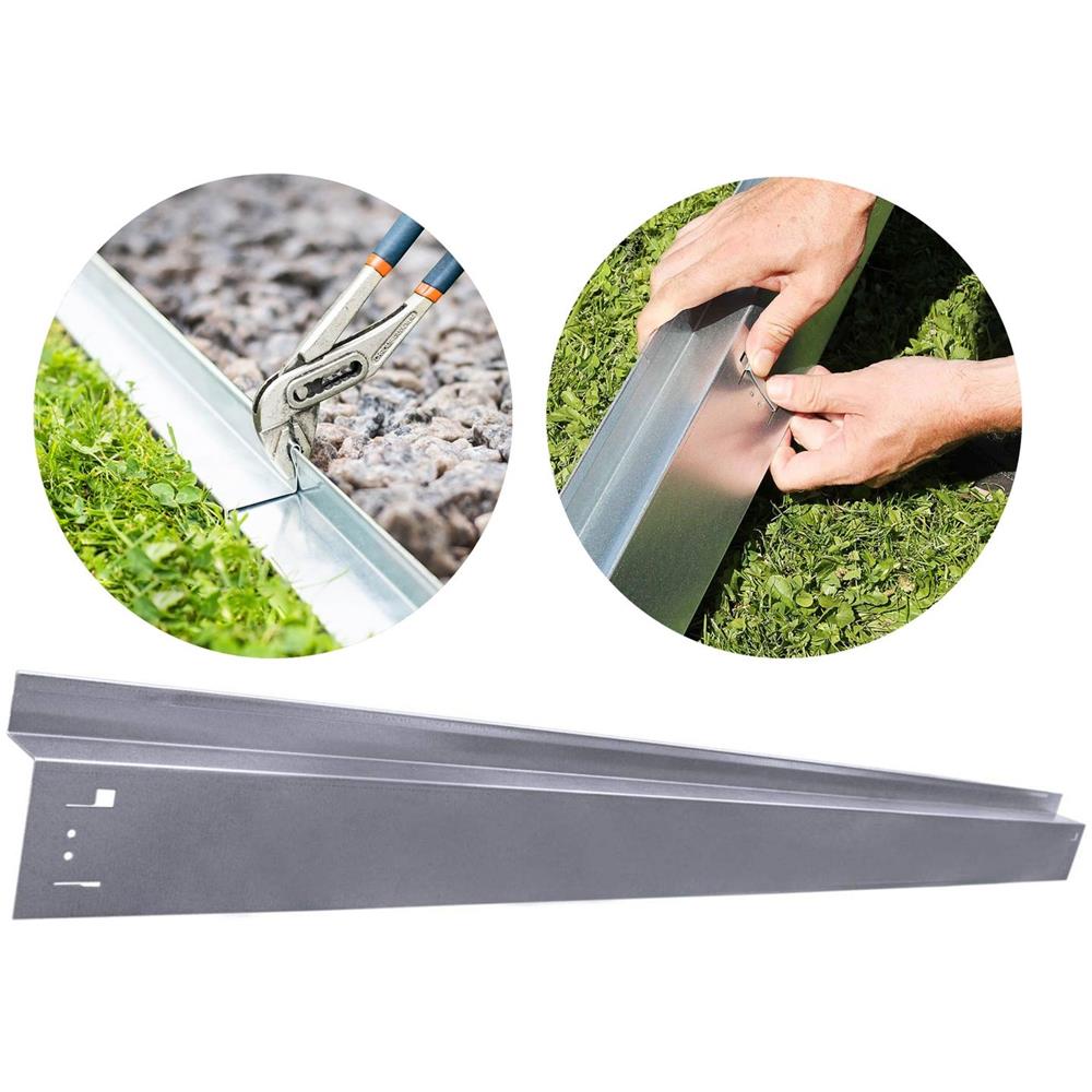 Bordo Per Prati Con Passante 9,5 Cm X 70 Cm | Aiuole Giardino | Cordoli Per Aiuole - Foto 1