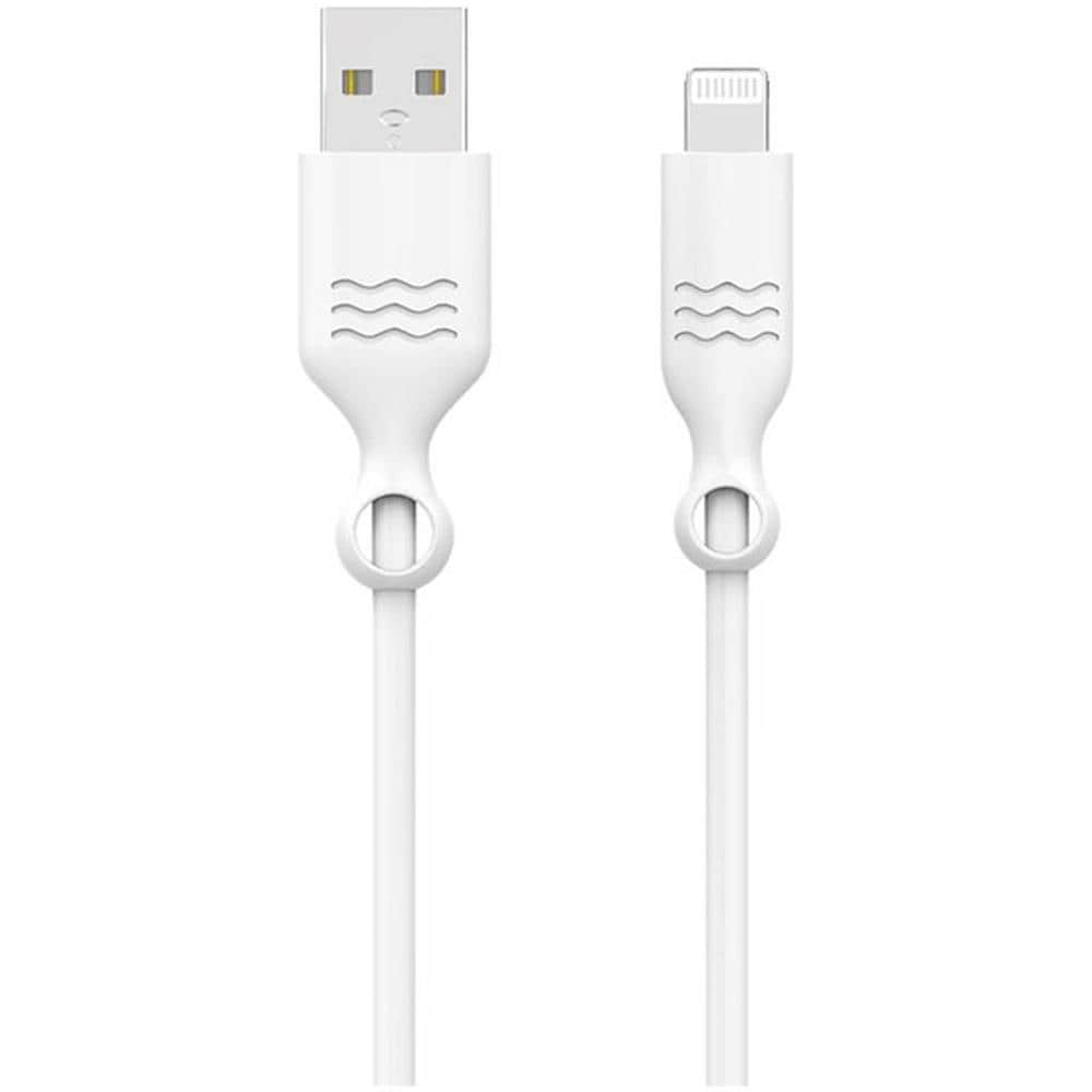 Cavo Riciclabile Da Usb A Lightning 1,2m Potenza 2,4a - Bianco - Foto 5