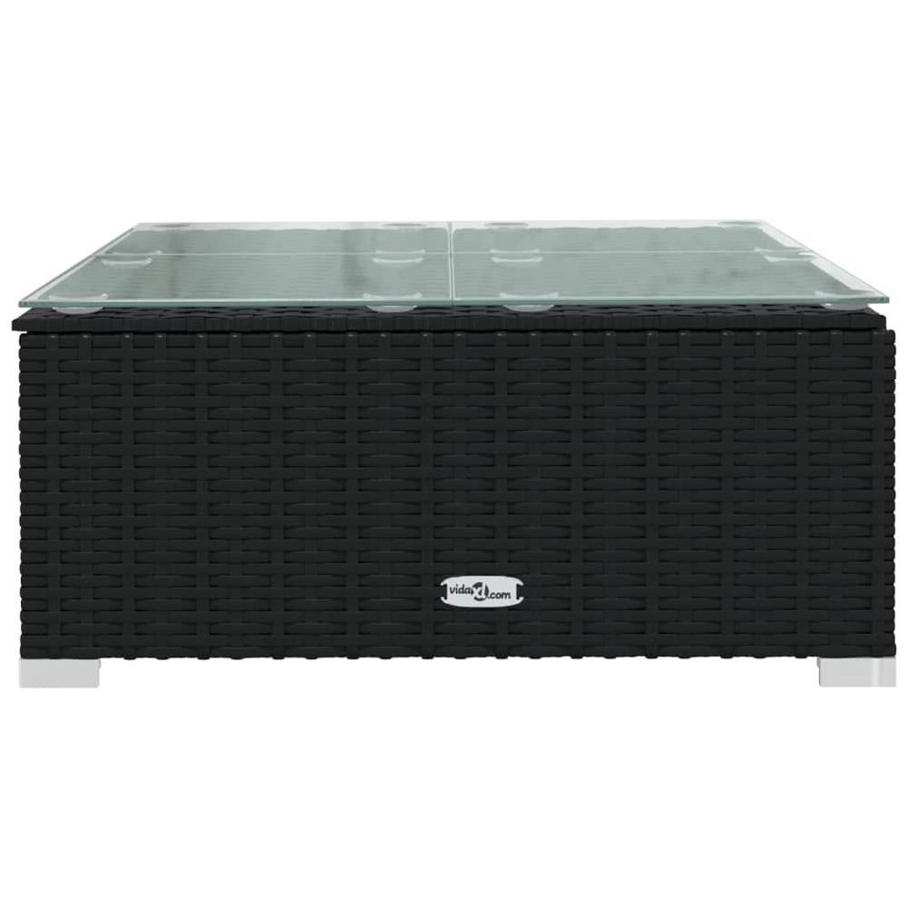Set Divani Da Giardino 8 Pz Con Cuscini In Polyrattan Nero - Foto 2