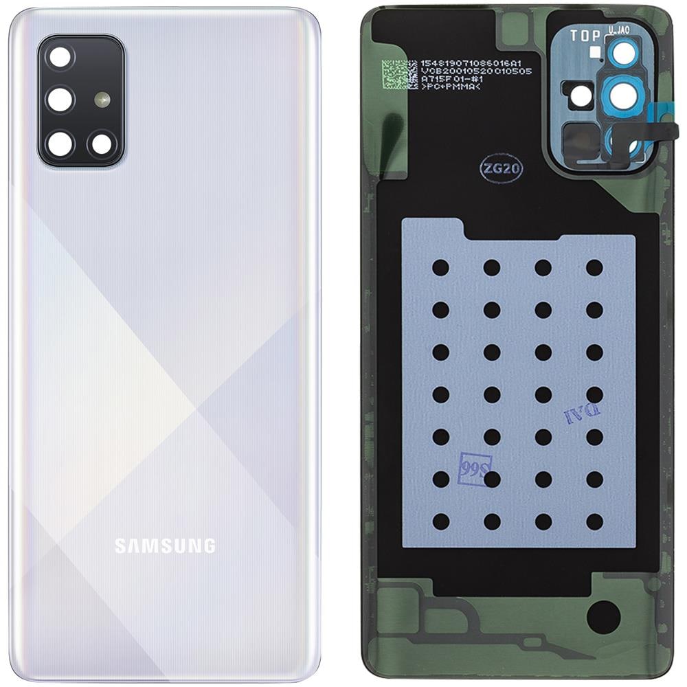 Copri Batteria Galaxy A71 Facciata Posteriore Originale Bianco - Foto 1