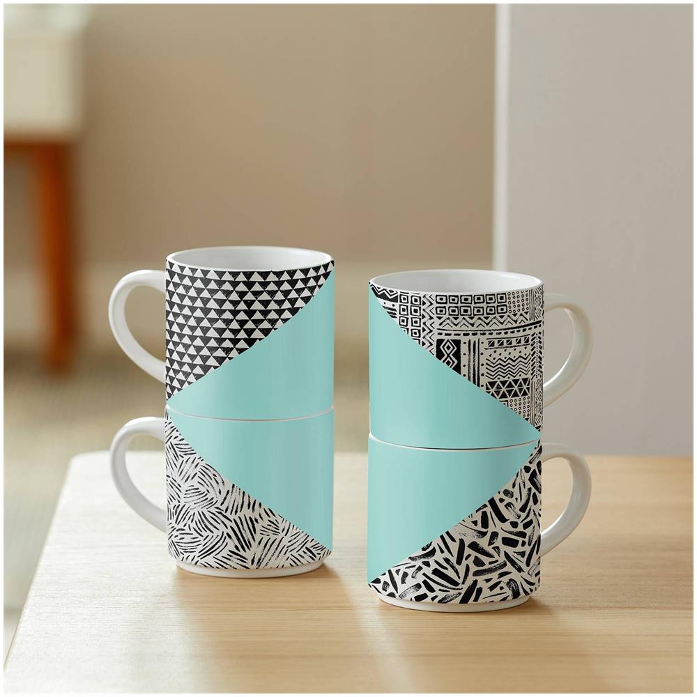 4 Fogli Di Trasferimento Per Mug Press - Viola + Nero - Foto 1