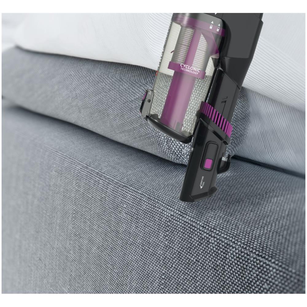 HF522LHS 011 Scopa Ricaricabile 2 in1 senza Sacco Potenza 290 W Colore Nero/Viola - Foto 8