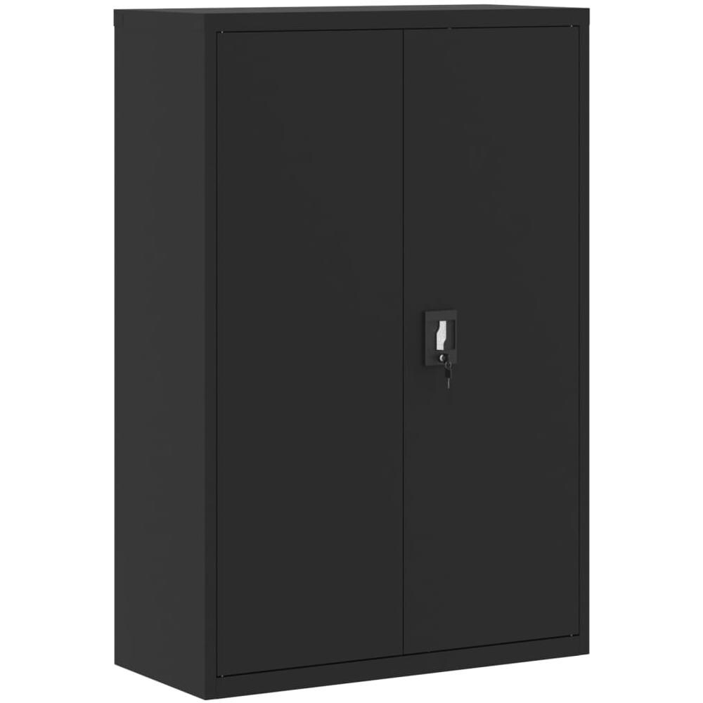 Armadio Classificatore Nero 90x40x140 Cm In Acciaio - Foto 2