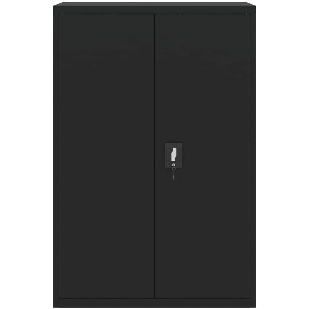 Armadio Classificatore Nero 90x40x140 Cm In Acciaio - Foto 3