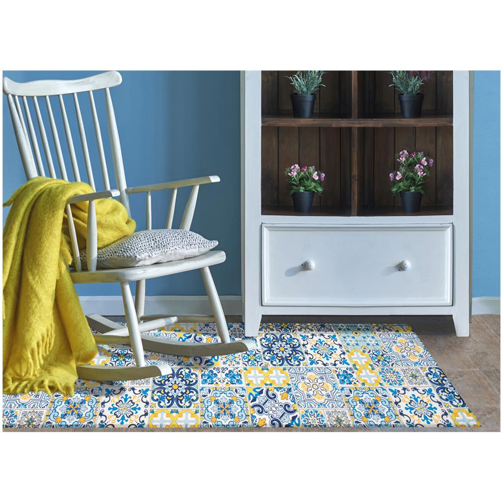 Tappeto Cucina Antiscivolo Stampa Digitale Emozioni Fantasie Maiolica Marina 58x240 Cetara - Foto 5