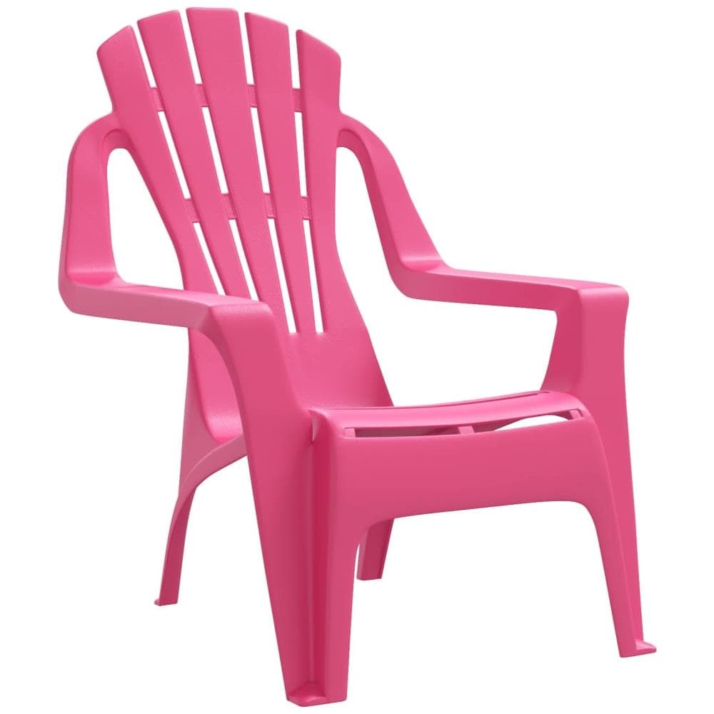 Sedie Giardino 2pz Bambini Rosa 37x34x44cm Pp Aspetto In Legno - Foto 3
