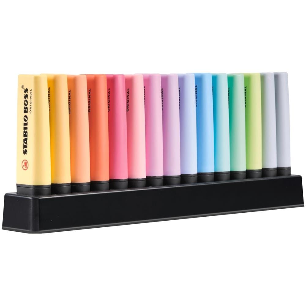 BOSS ORIGINAL Pastel - Evidenziatore - Desk-Set - 15 Evidenziatori Pastel - Foto 1