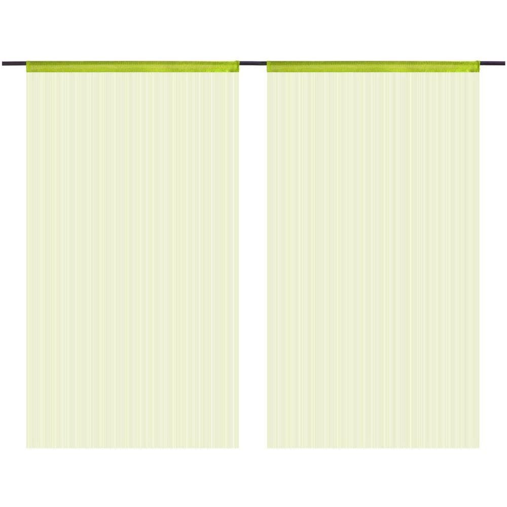 2 Pz Tende A Fili 140x250 Cm Verdi - Foto 1