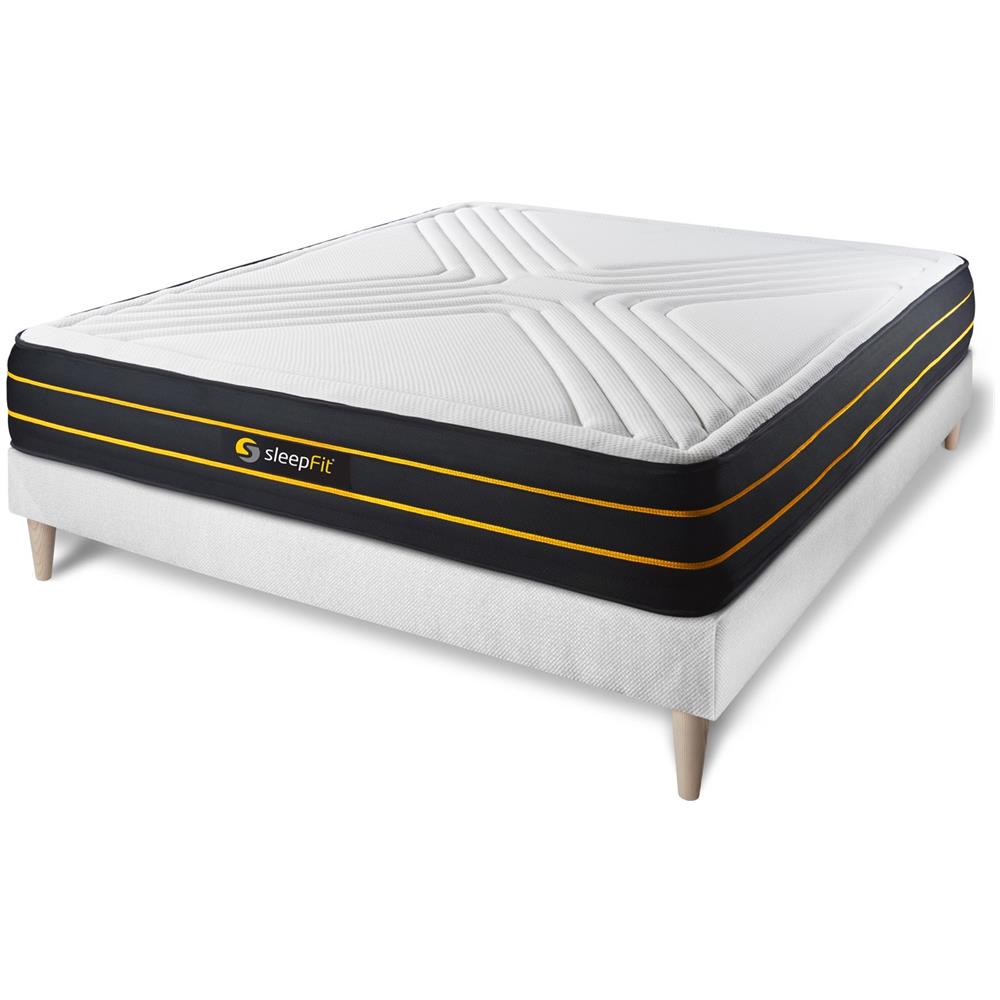Kit Rete E Materasso Ultra 120x220cm - Spessore : 26cm - Memory Foam E Micro-molle Insacchettate - Bilanciato - Foto 2