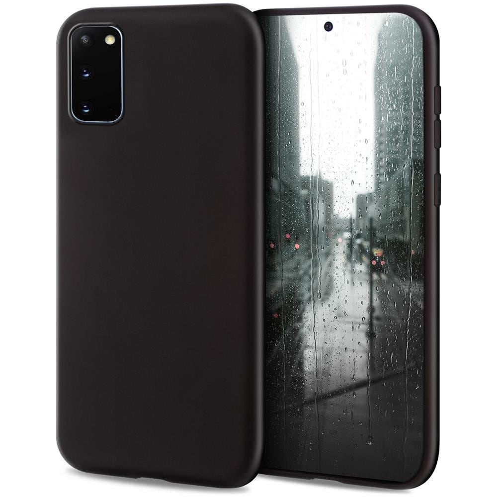 Minimalist Series, Cover In Silicone Per Samsung S20, Nero - Finitura Opaca, Custodia Sottile E Morbida In Tpu - Foto 1