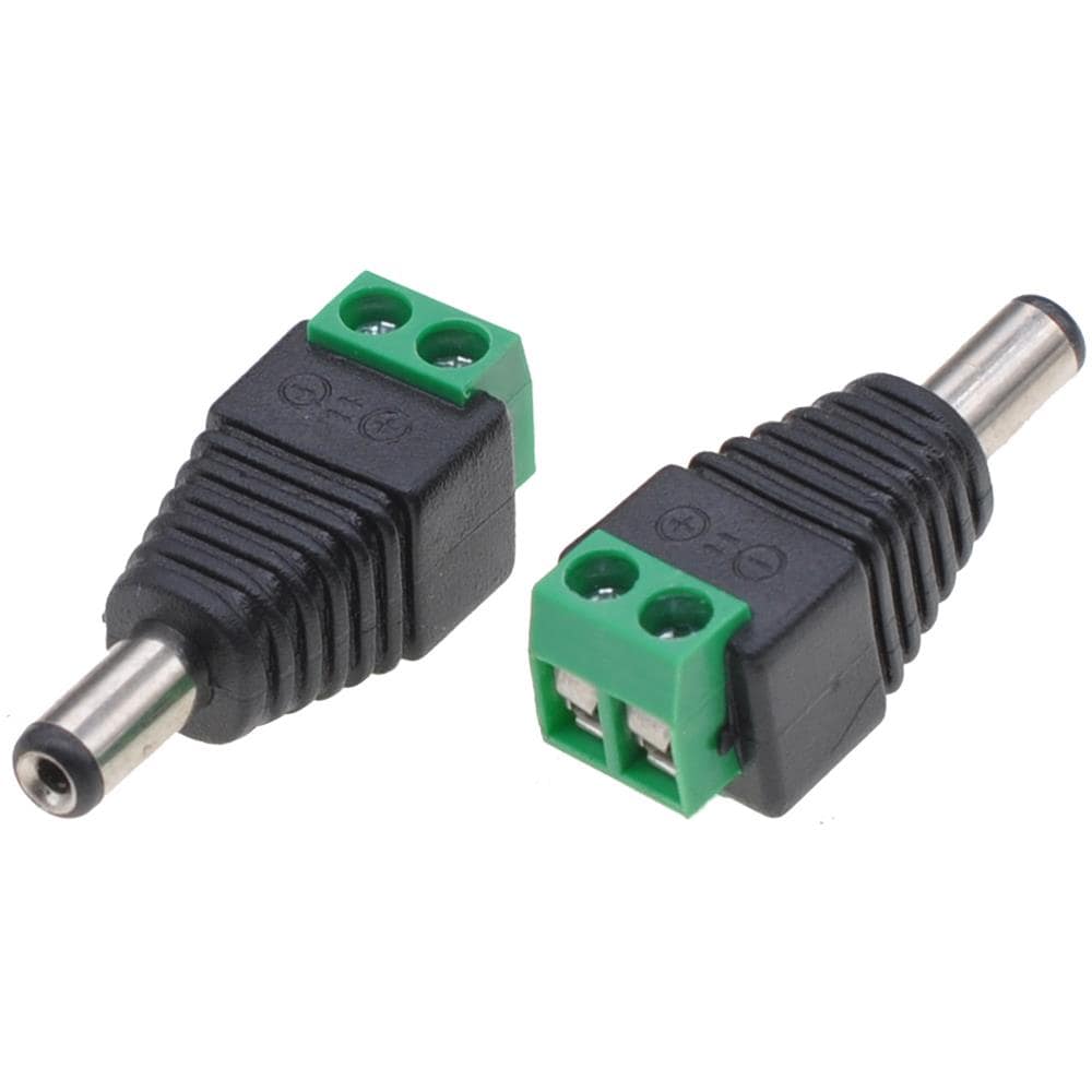 Adattatore Alimentazione Dc 5.5x2.1mm Maschio Terminal Block 2 Pin - Foto 1