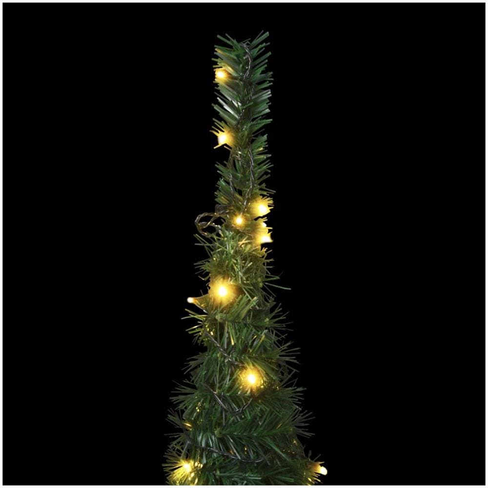 Albero di Natale Artificiale Apribile Preilluminato Verde 150cm - Foto 3
